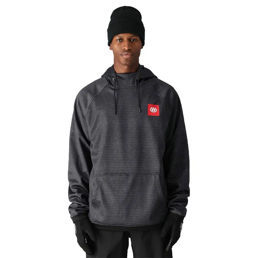 686 Men's Bonded Fleece Hoody - Black Ripstop