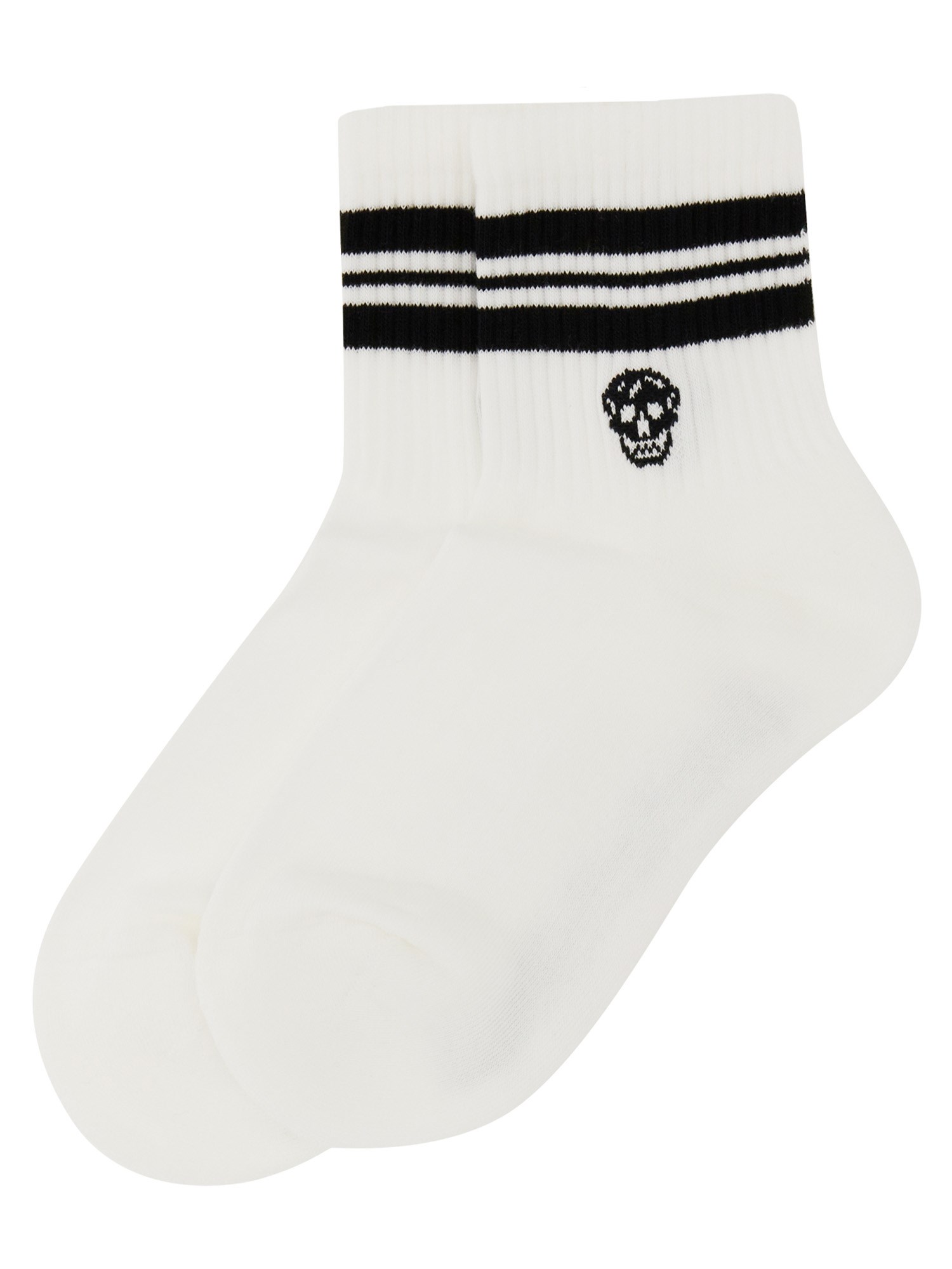 ALEXANDER McQUEEN    COTTON SOCK WITH LOGO