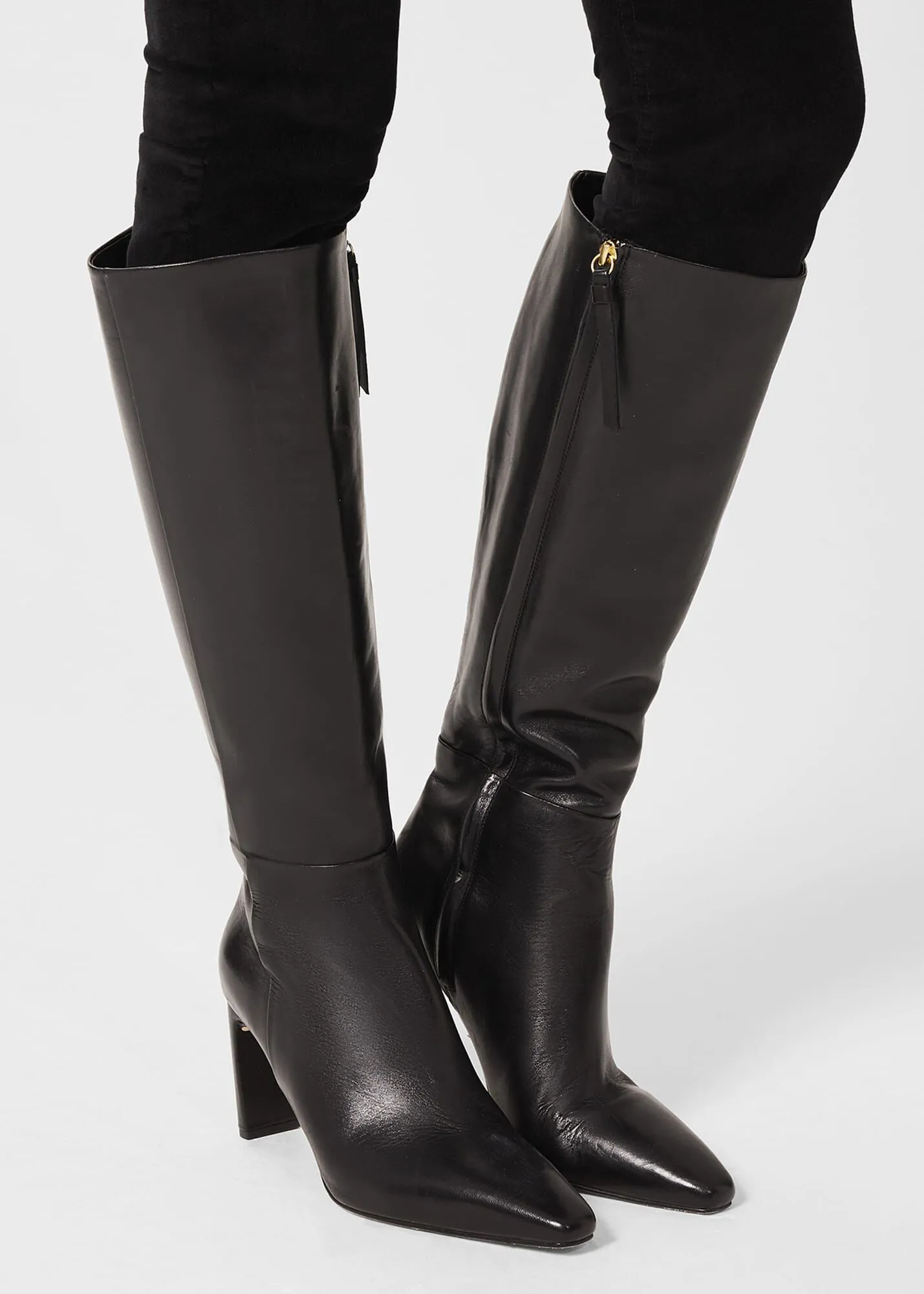 Alma Leather Knee Boots 