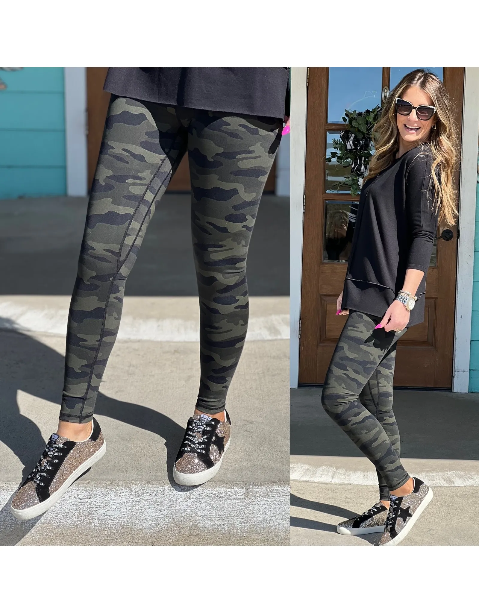 Another Love Woodland Camo Leggings