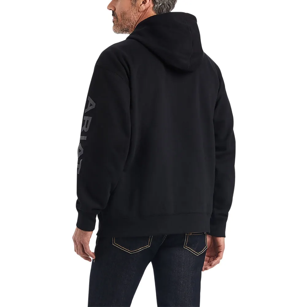 Ariat Mens Logo Black Hoodie | Outerwear | Shop Online