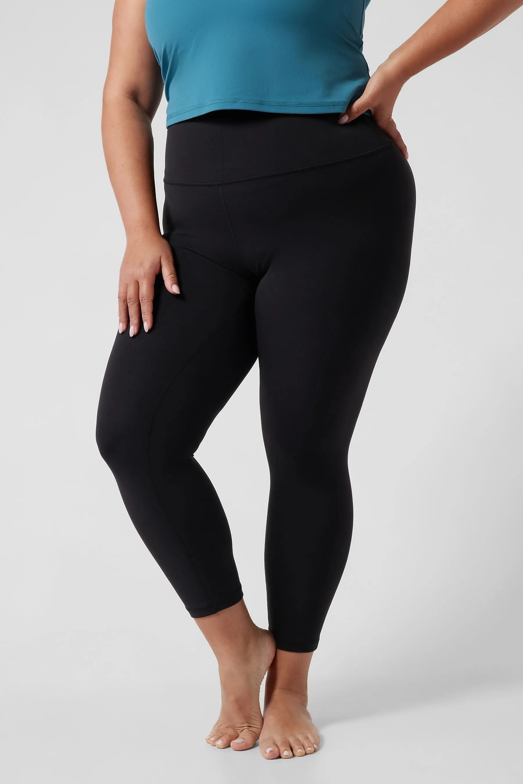 Athleta Black Transcend 7/8 Leggings