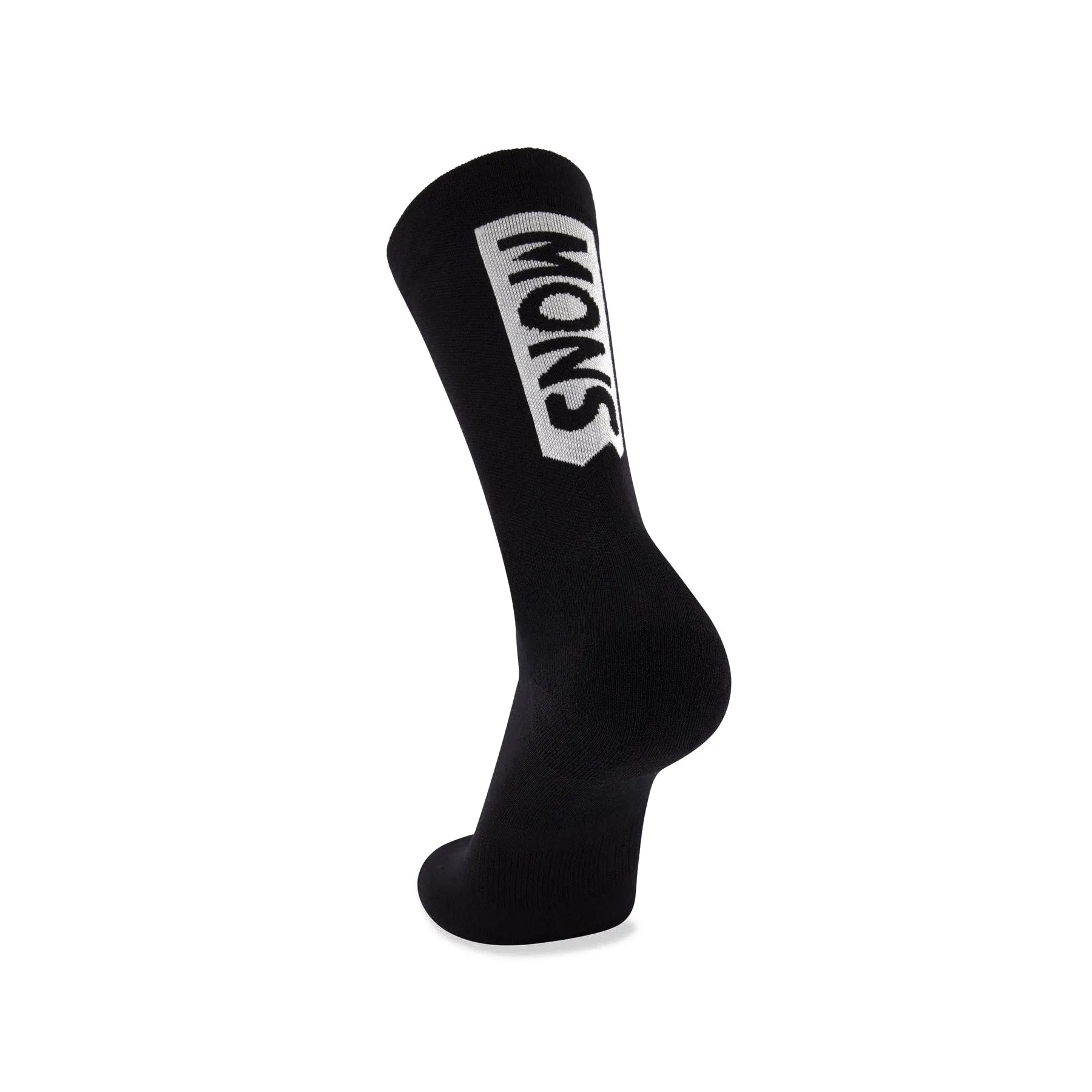 ATLAS MERINO CREW SOCK BLACK / WHITE