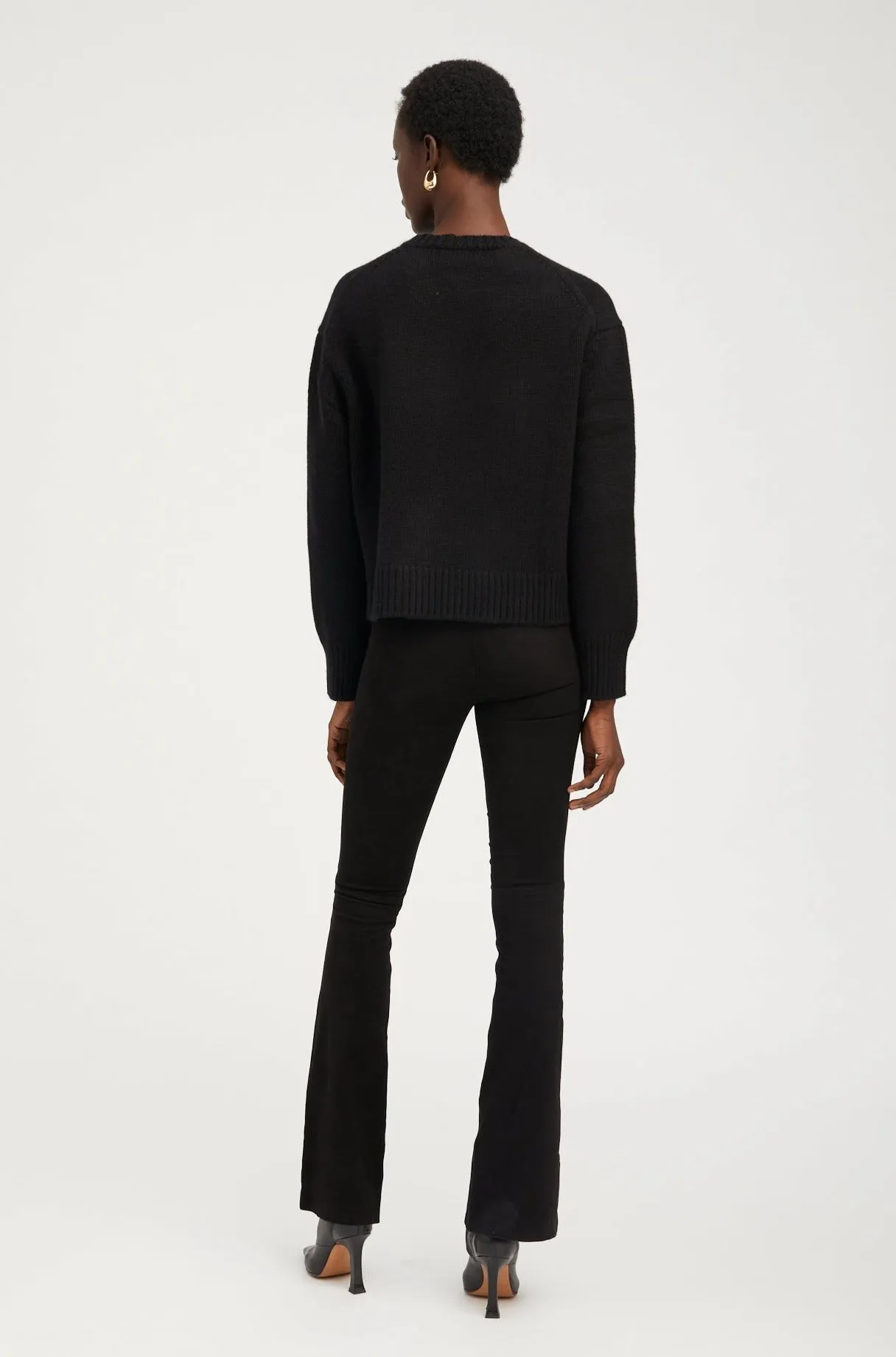 Black Heavy Cashmere Sweater