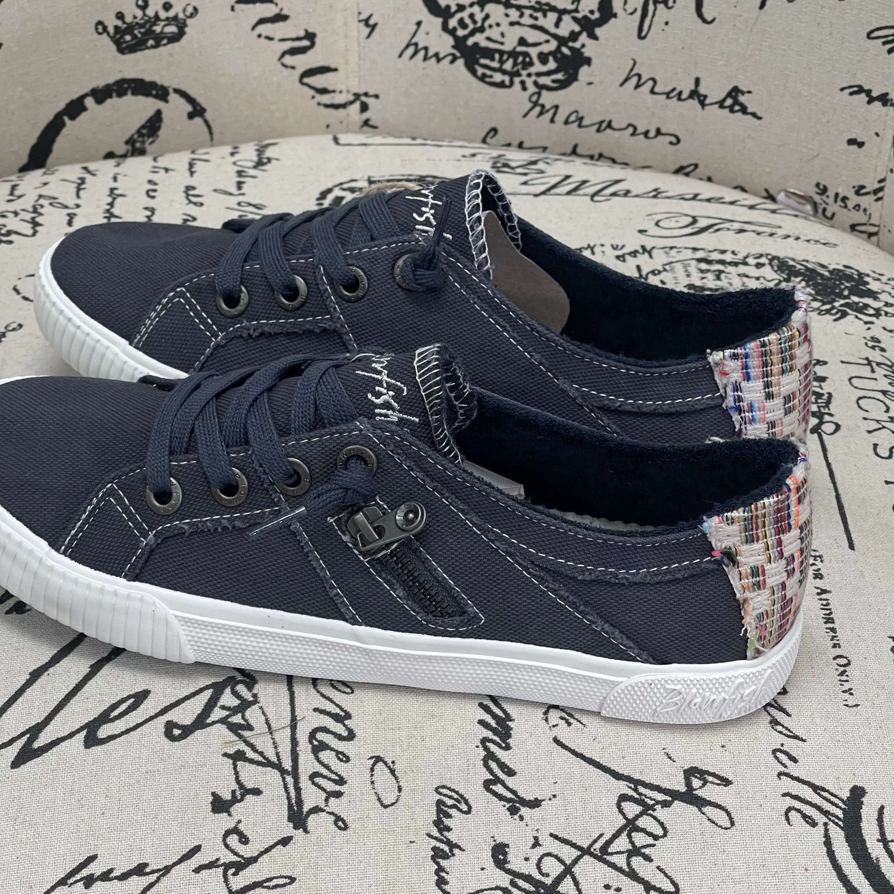 Blowfish Fruit Blue Tuna Smoked Canvas Sneaker