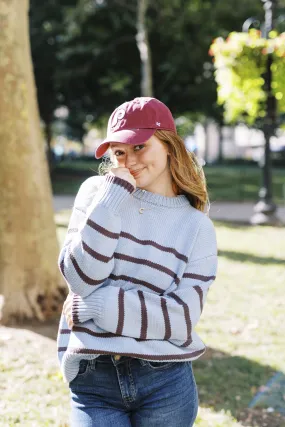  Boyfriend Stripe Sweater      