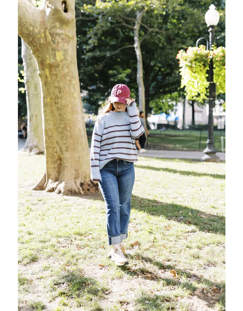  Boyfriend Stripe Sweater      