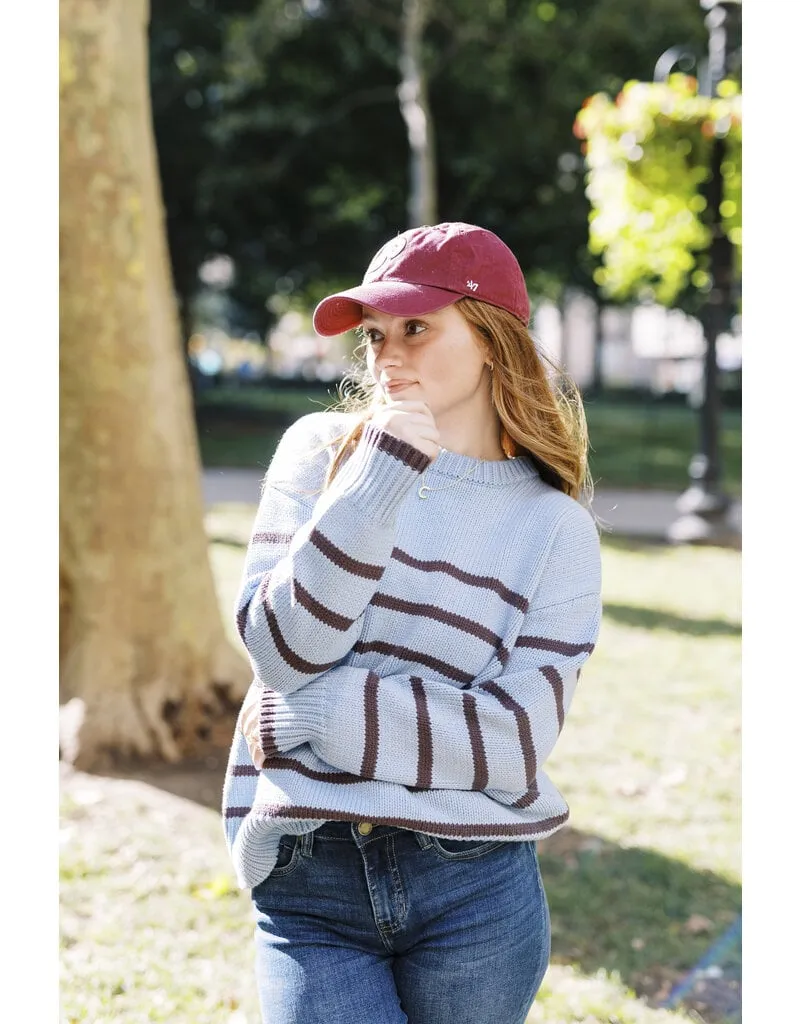  Boyfriend Stripe Sweater      