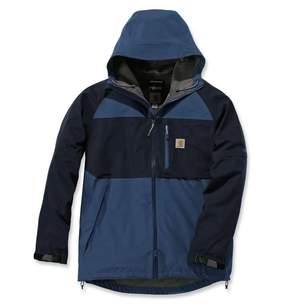 Carhartt 104245 Force Hooded Jacket - Dark Blue Navy