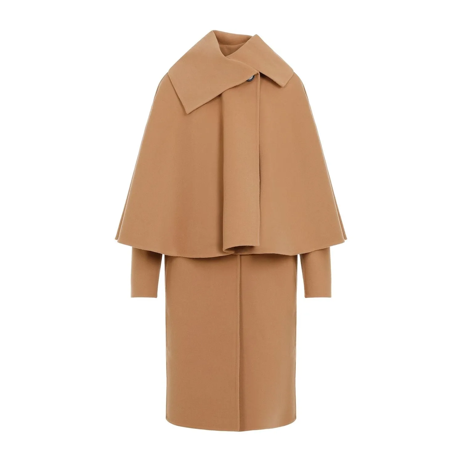 CHLO Luxurious Nude Cashmere-Wool Blend Jacket