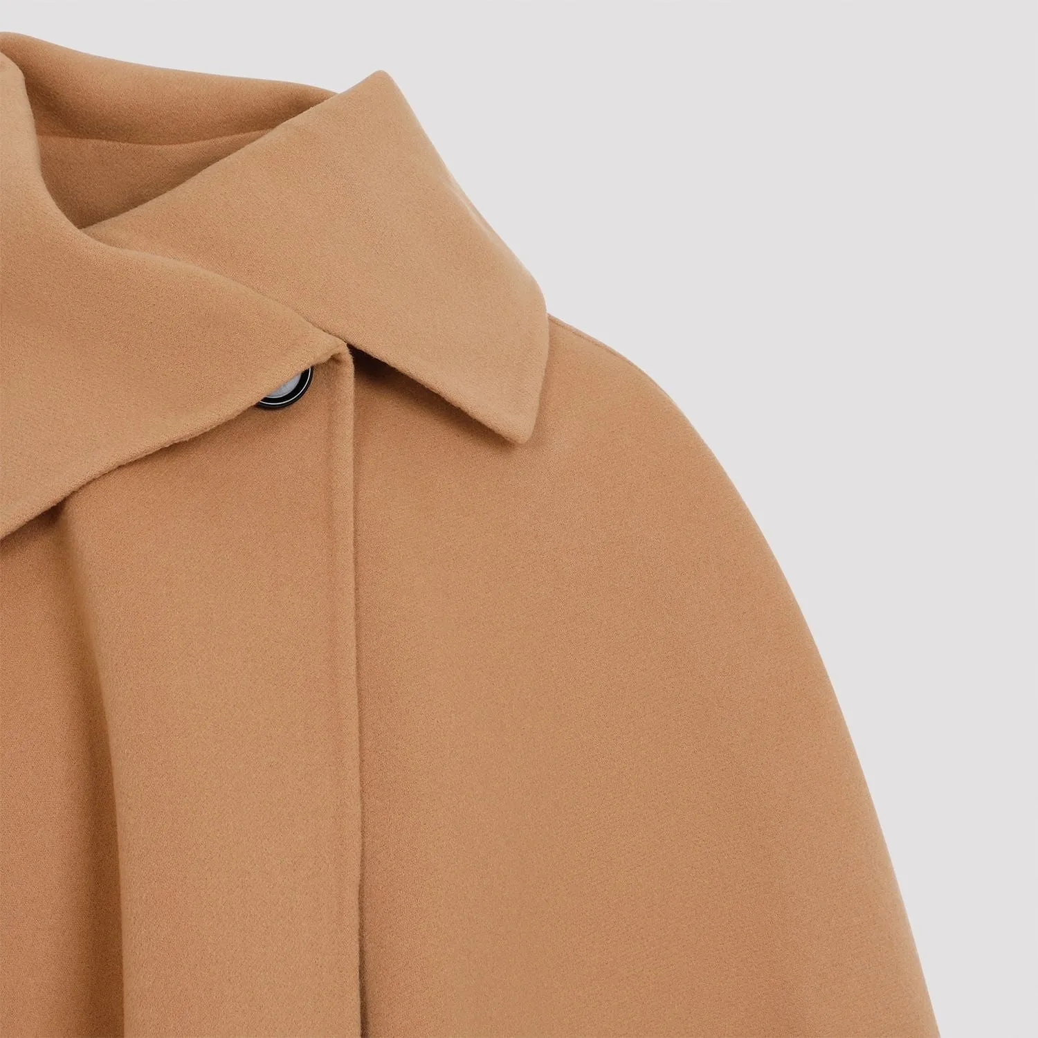 CHLO Luxurious Nude Cashmere-Wool Blend Jacket