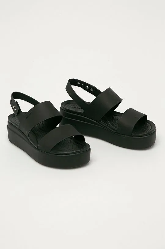 Crocs sandals women's black color