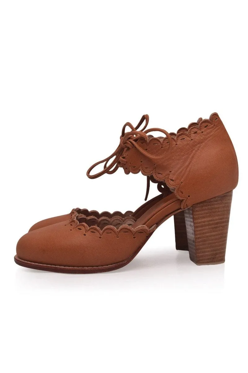 Dance Queen Heels in Dark Brown