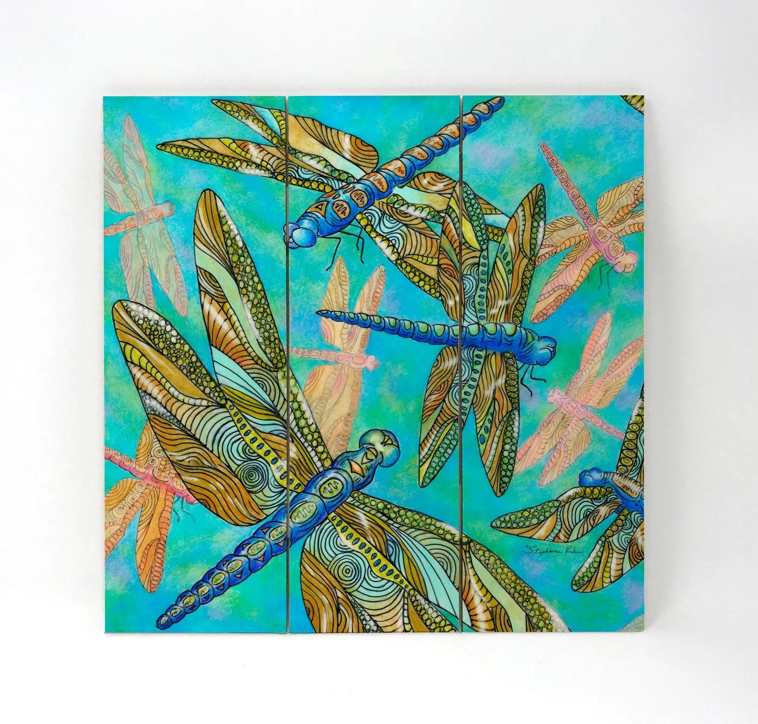 Dragonfly Gathering Wall Art