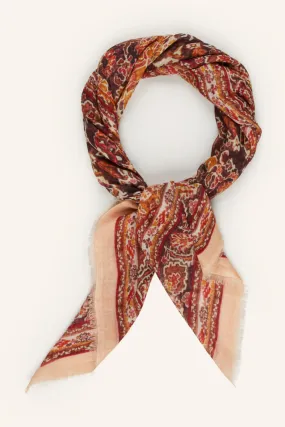 Fraas Tapestry Wool Square Scarf