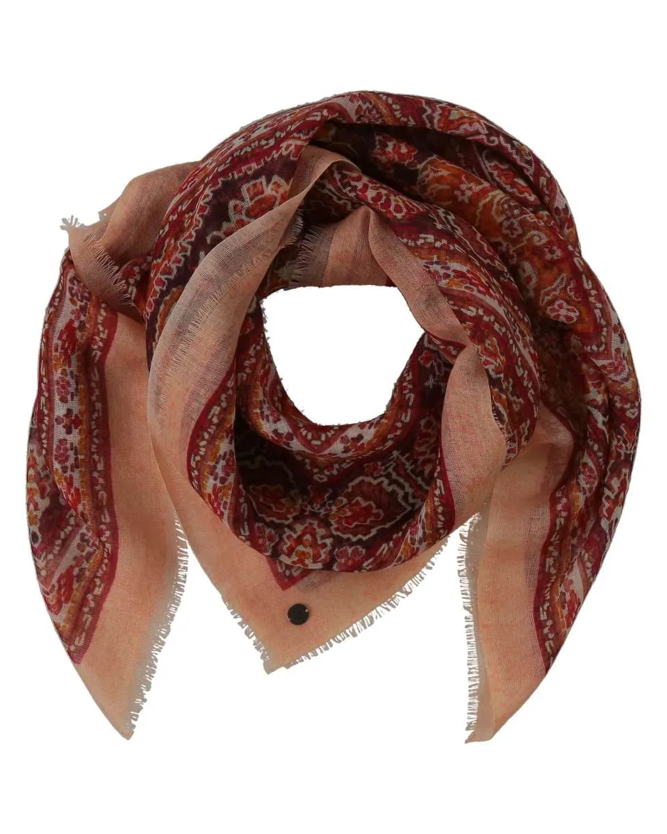 Fraas Tapestry Wool Square Scarf