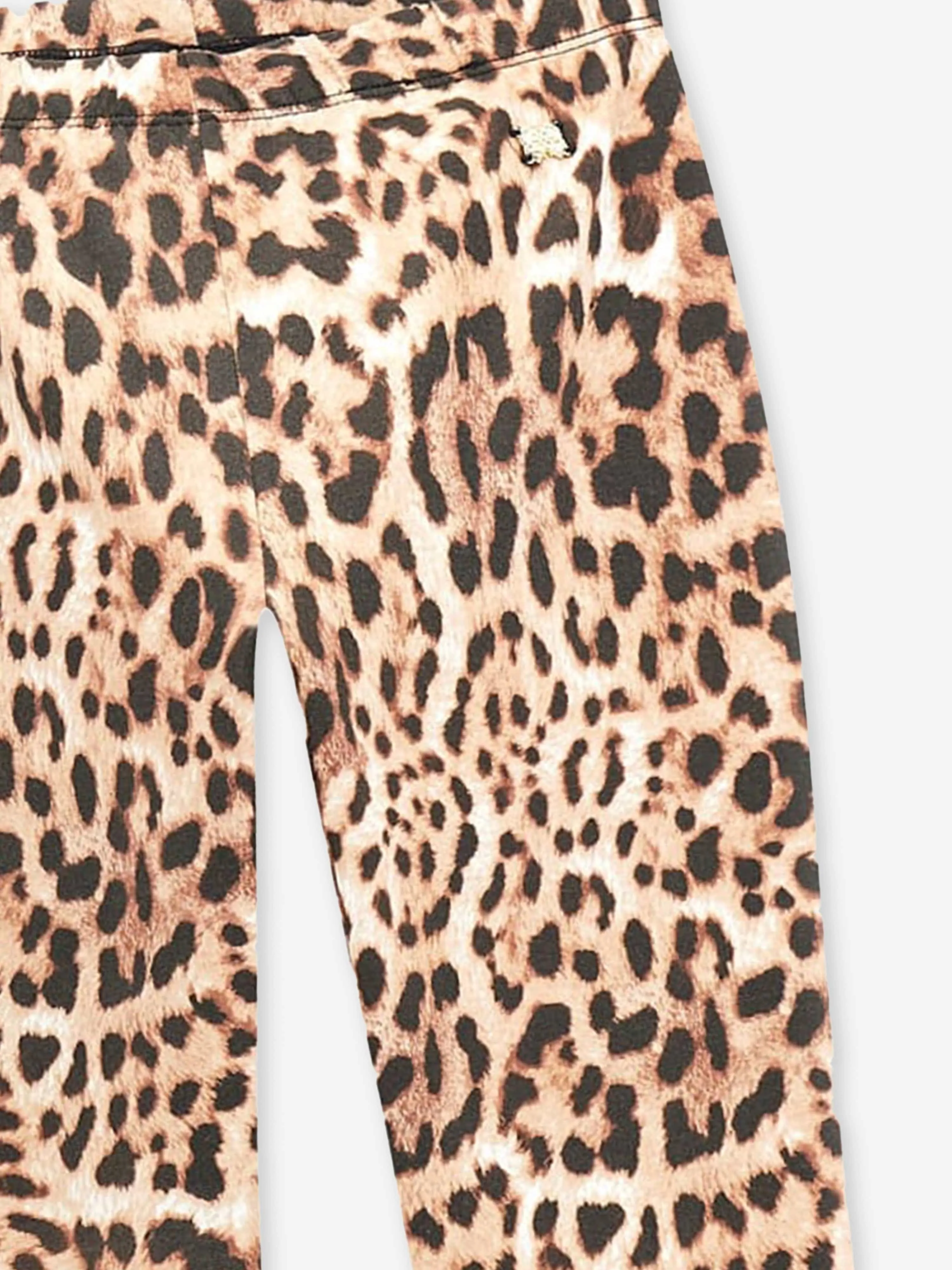 Guess Girls Leopard Print Leggings in Brown