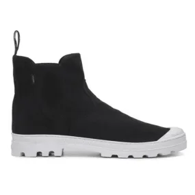 'Hammer Chelsea' vegan canvas chelsea boot by King55 - black