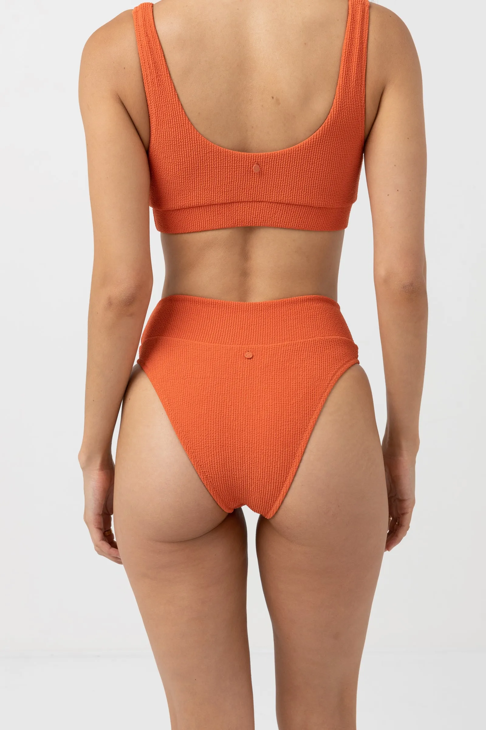 Isla Rib Hi Hip Banded Pant Chilli