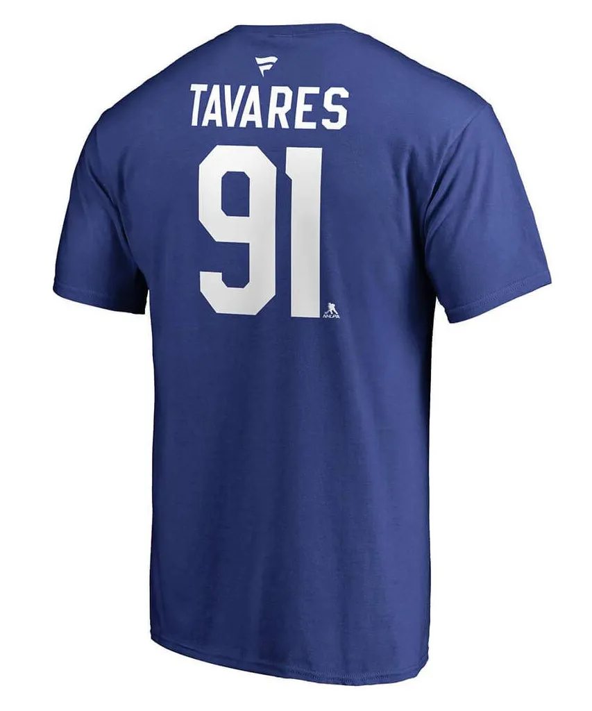 JOHN TAVARES TORONTO MAPLE LEAFS FANATICS MEN'S NAME & NUMBER T SHIRT