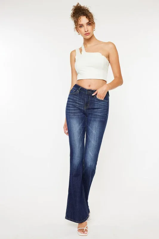 Kan Can Mid Rise Flare Jeans