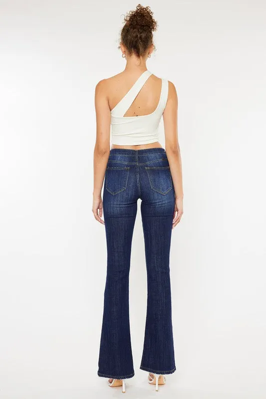 Kan Can Mid Rise Flare Jeans