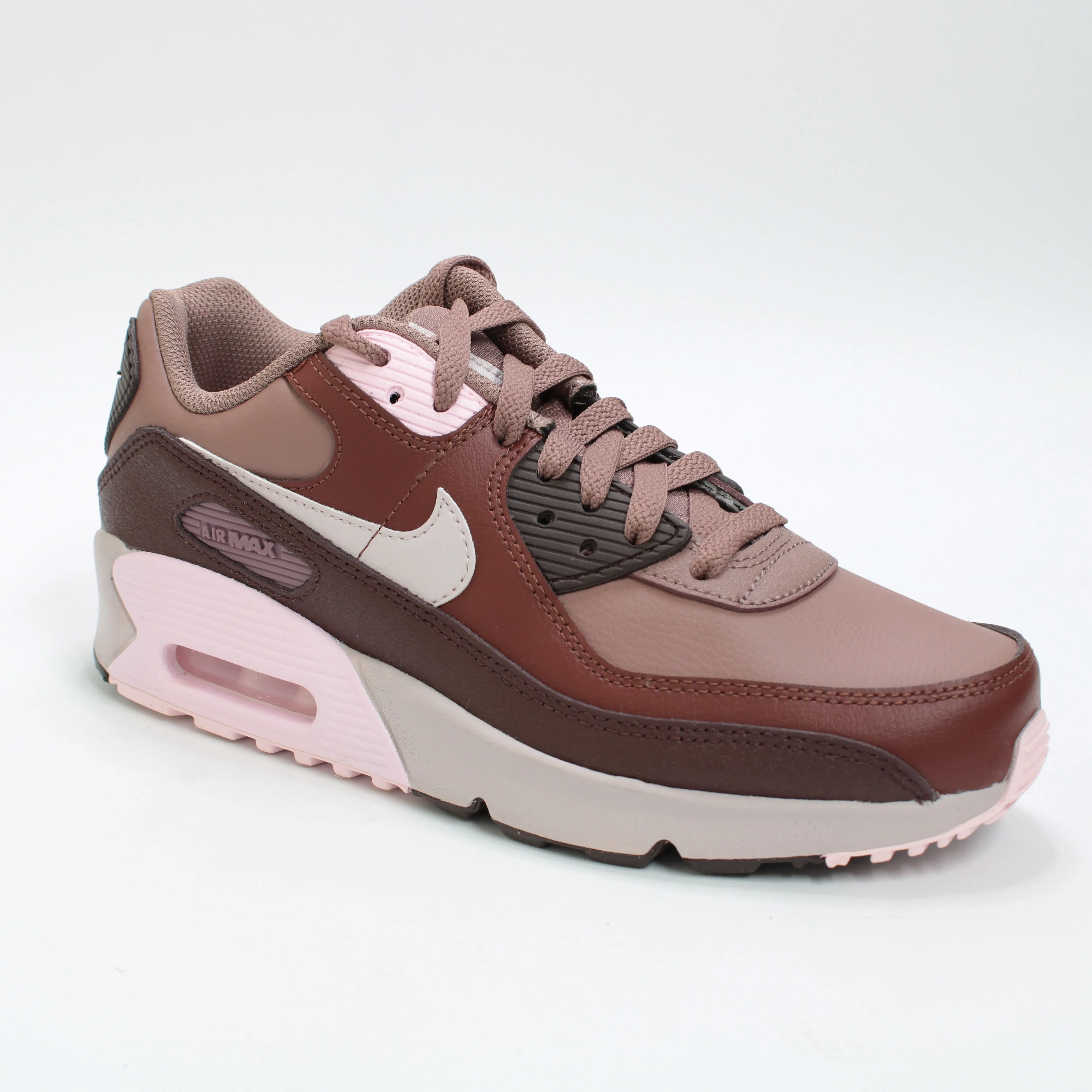 Kids Nike Air Max 90 Gs Trainers Smokey Mauve Platinum Violet Dark Pony