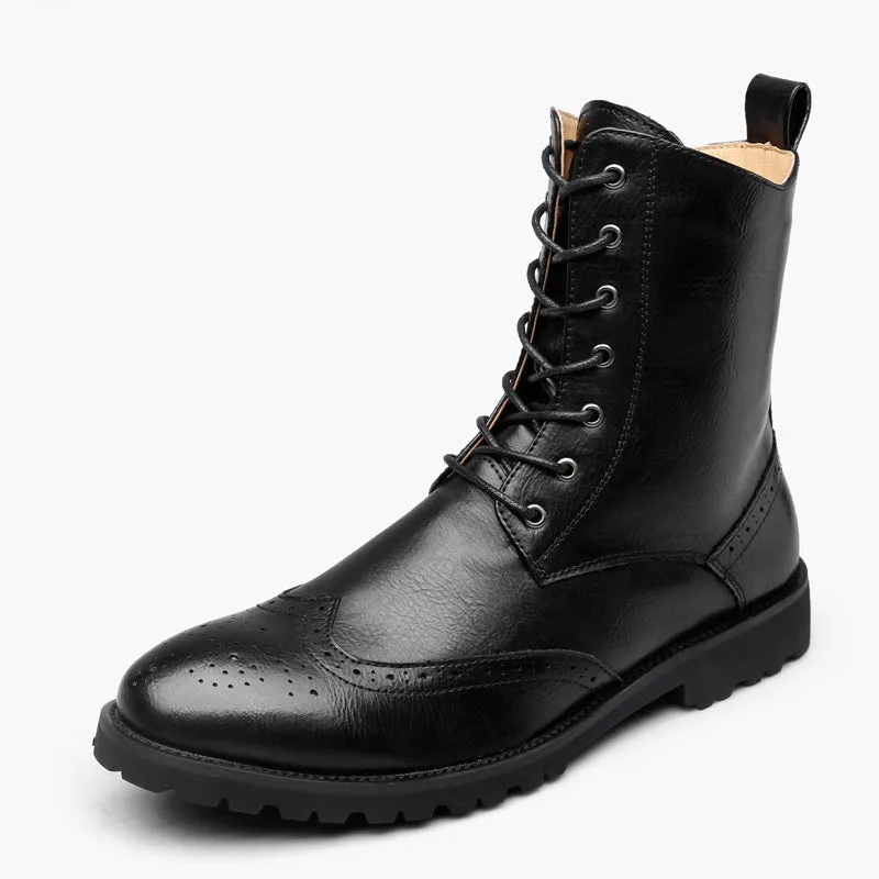 Korean casual tooling boots