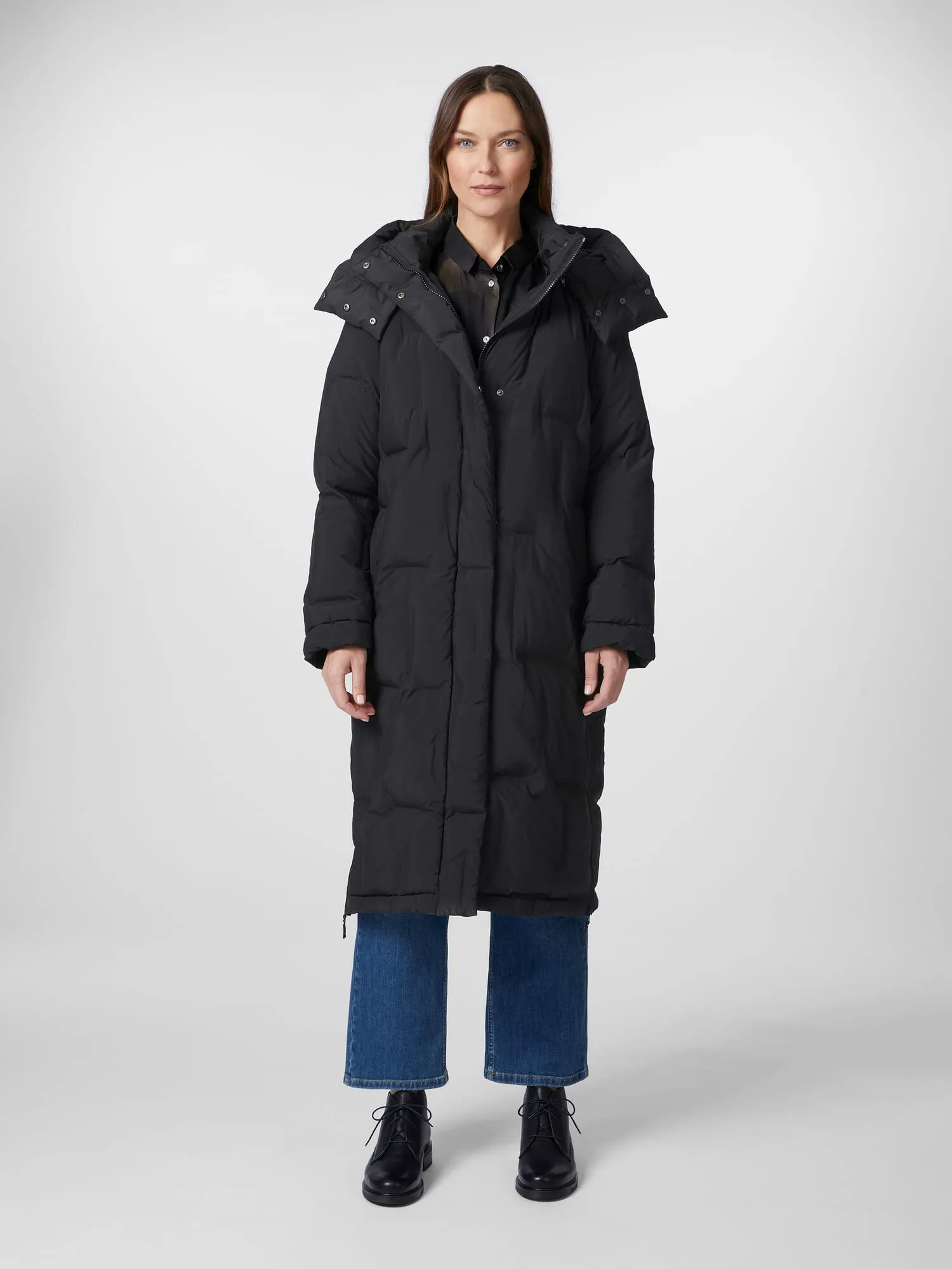 Ladies coat padded, Black | Manufactum