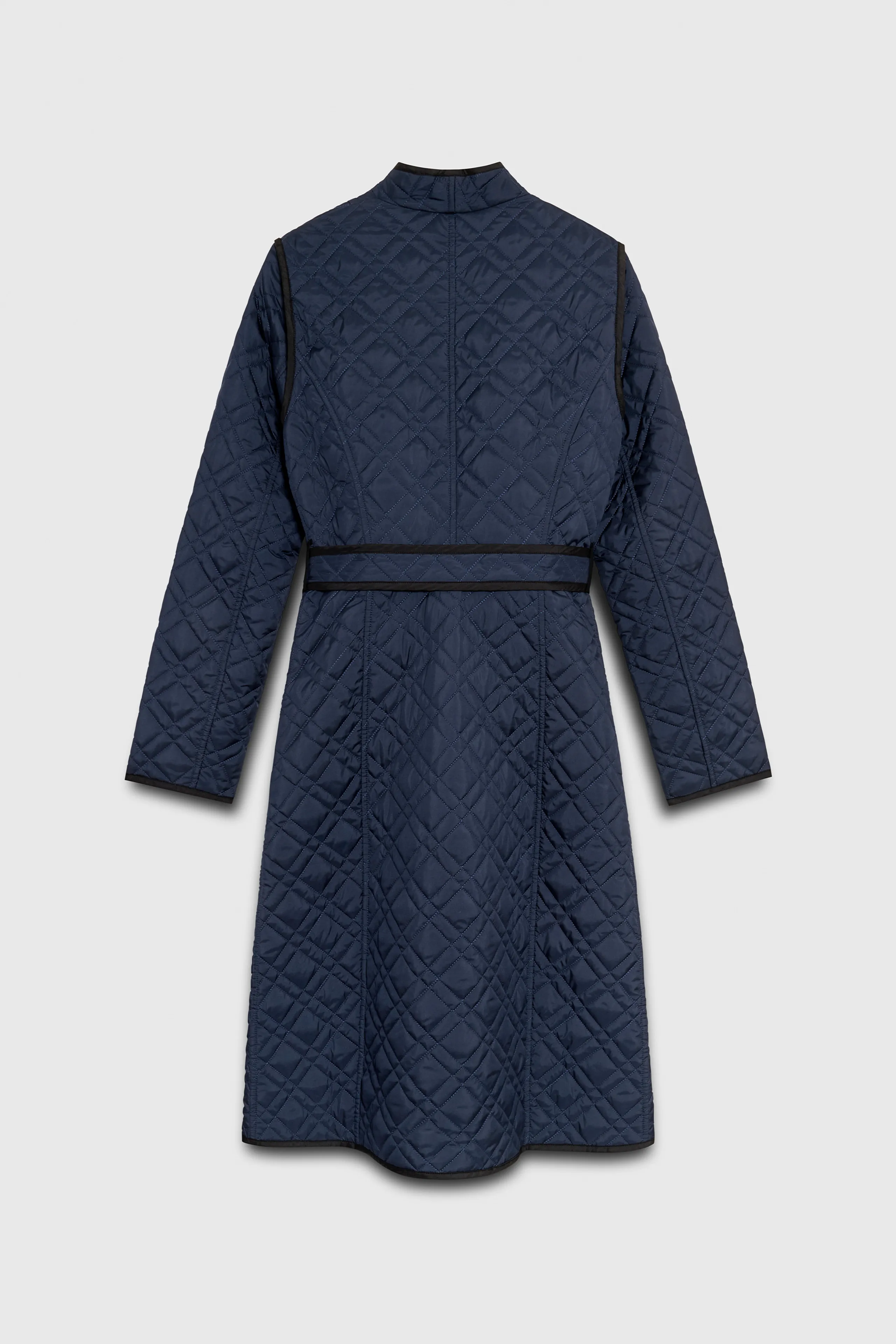 Lainston Reversible Coat Navy Quilted