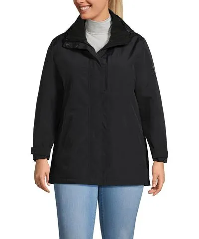 Lands' End Plus Size Squall Waterproof Insulated Winter Jacket