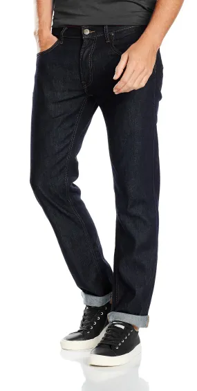 Lee Daren Zip Regular Straight Denim Jeans Clean Splash