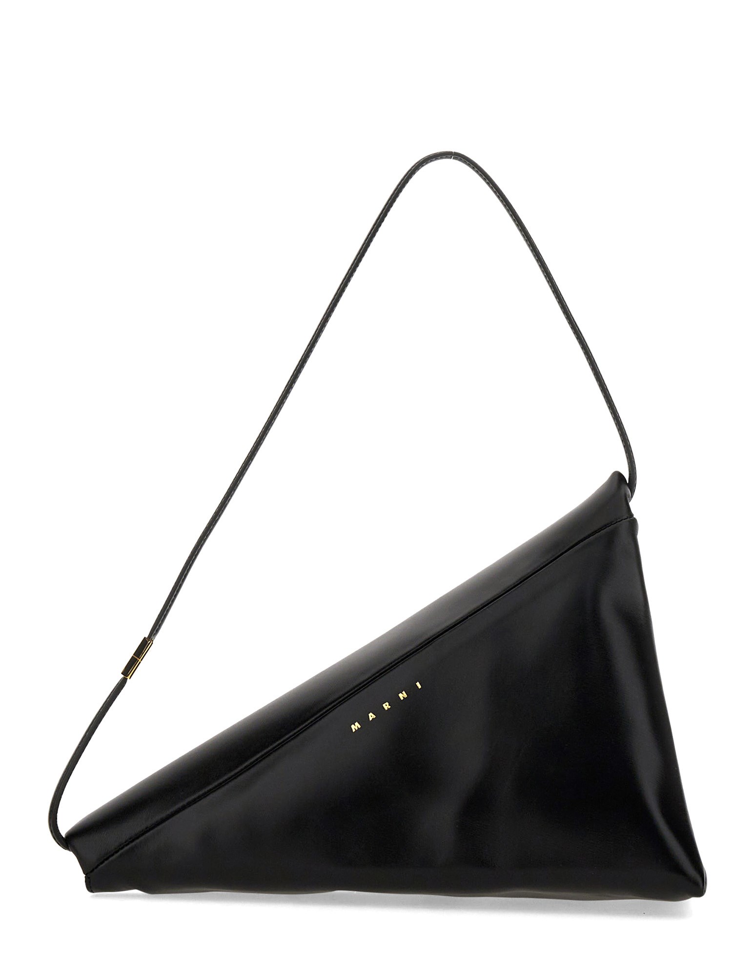 MARNI    PRISM LEATHER TRIANGLE BAG