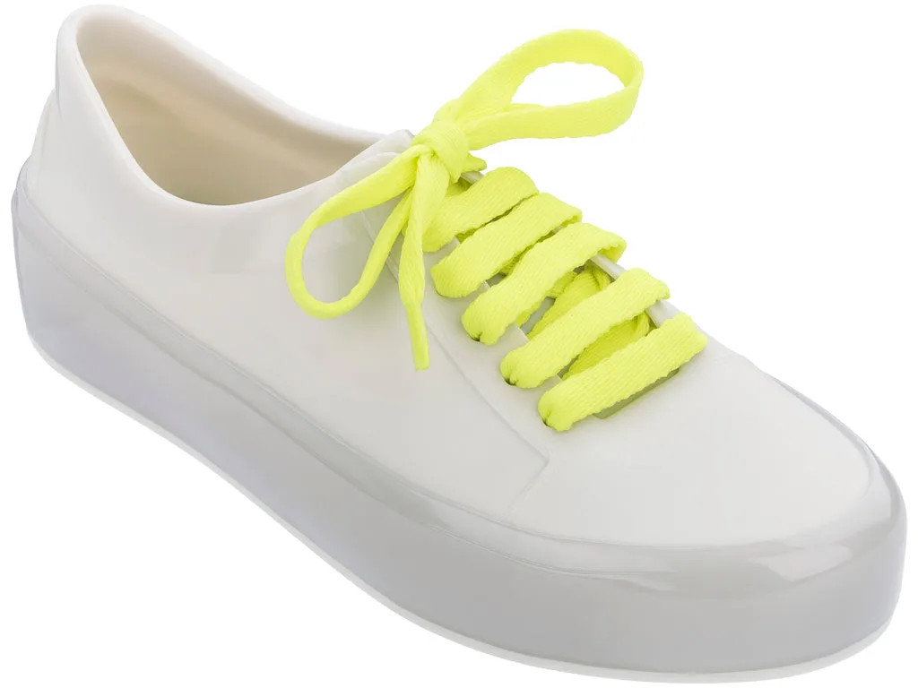 Melissa Street AD Extended Sizing White / Yellow Sneaker