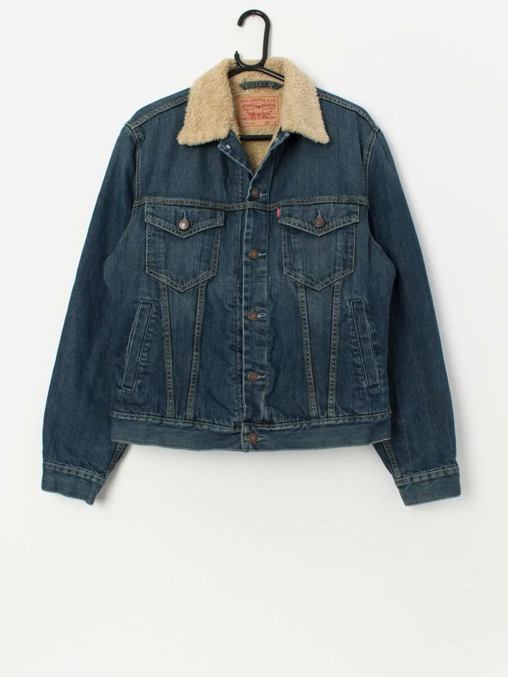 Men’s vintage Levis 71550 sherpa denim jacket – Small / Medium