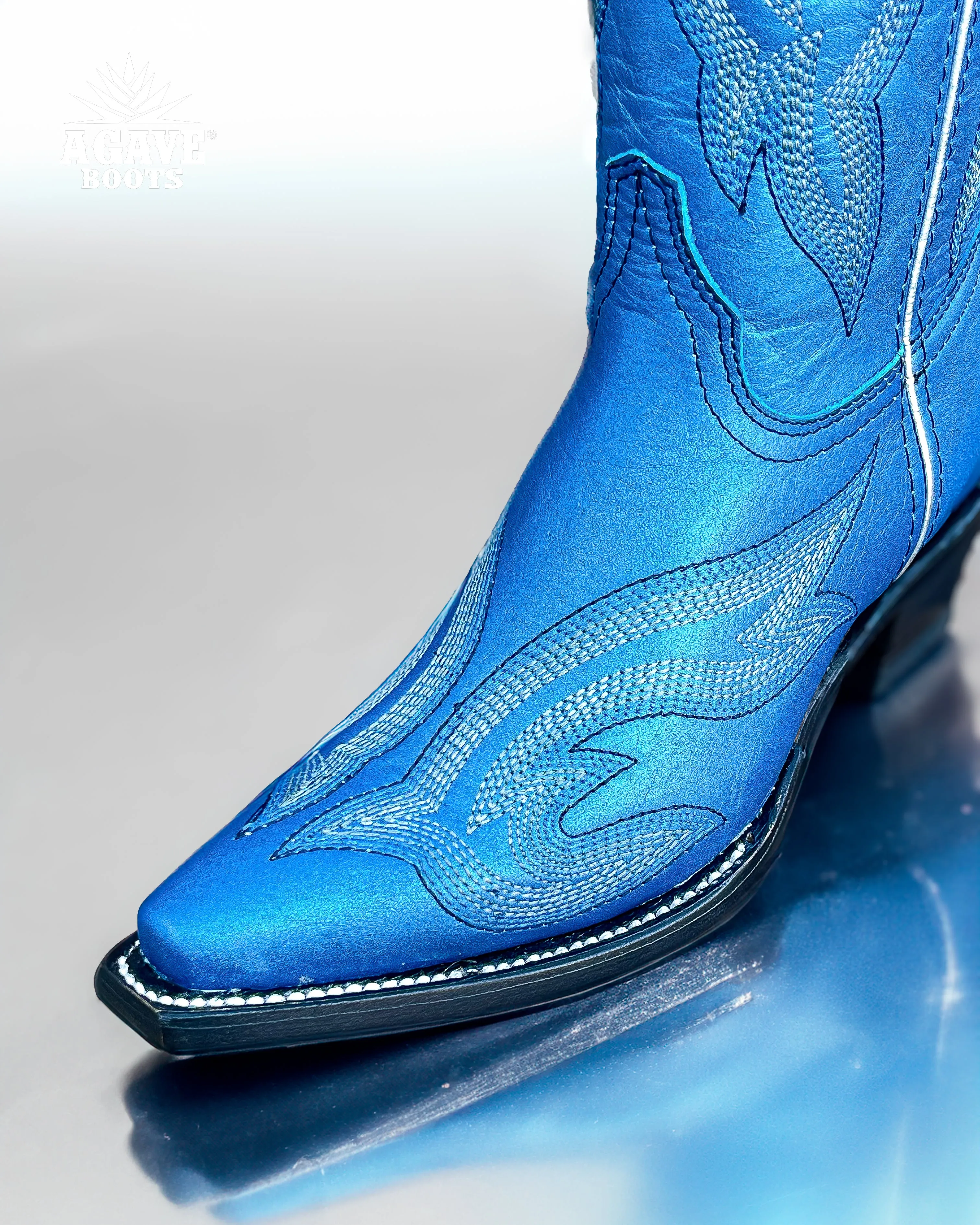 METALLIC BLUE | WOMEN COWBOY BOOTS