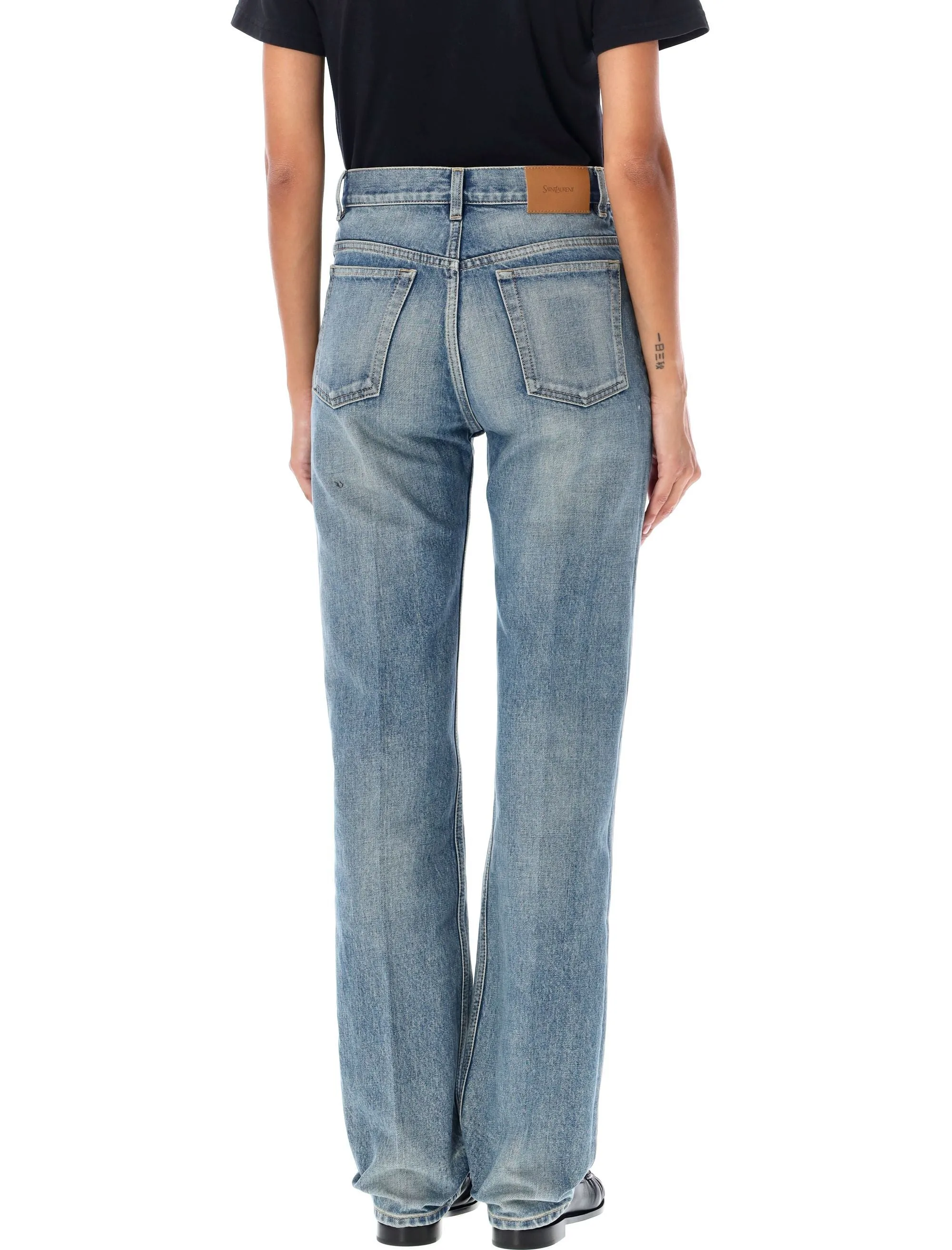 MID RISE STRAIGHT JEANS