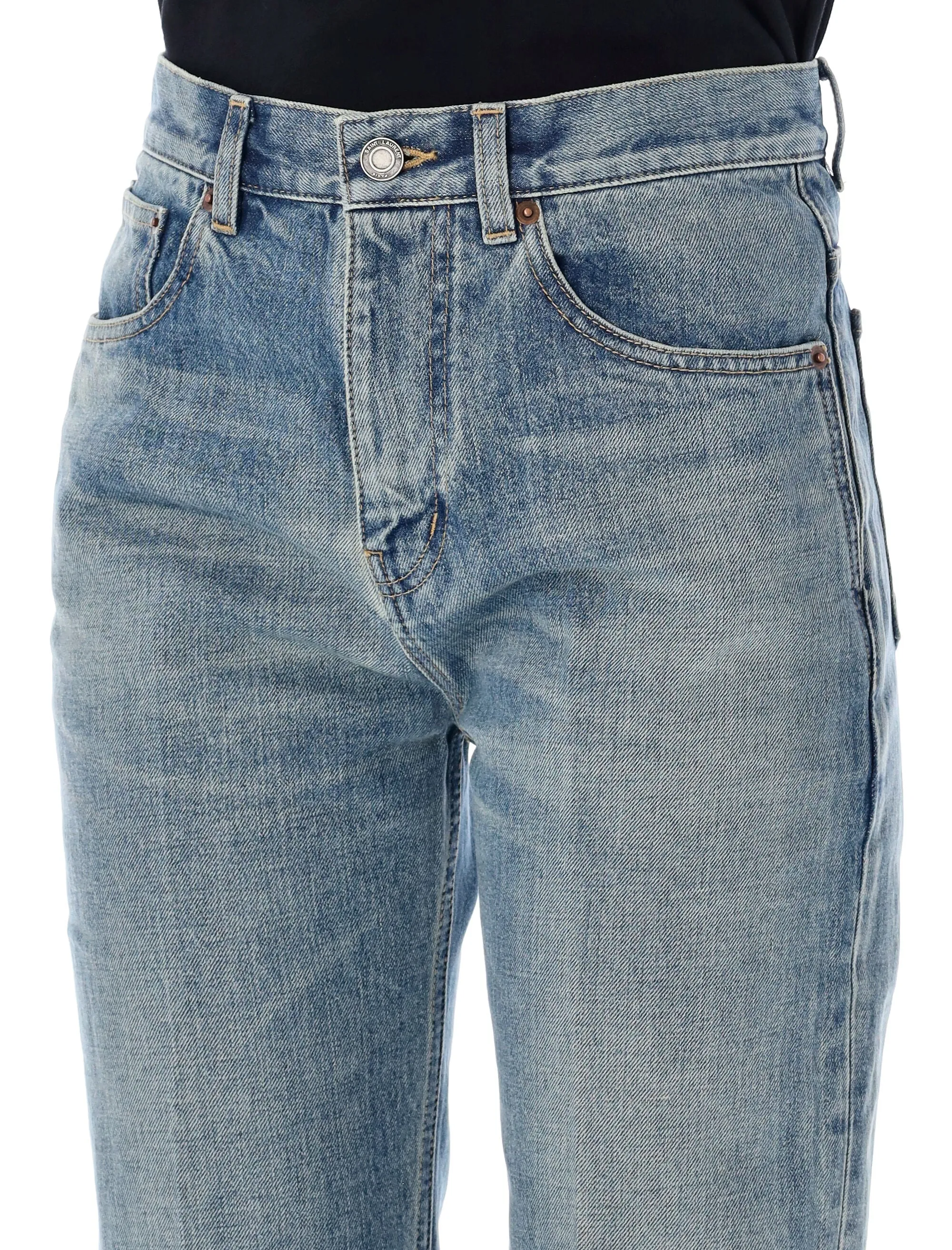 MID RISE STRAIGHT JEANS