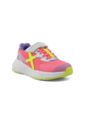 MUNICH Mini Track 87 Sneaker Bambino Fuxia Yellow Purple 8890087