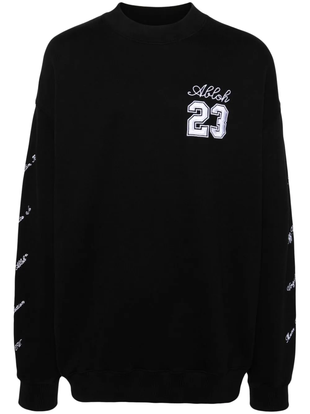 OFF-WHITE Fashionably Sleek 24SS Black Men's Sweater