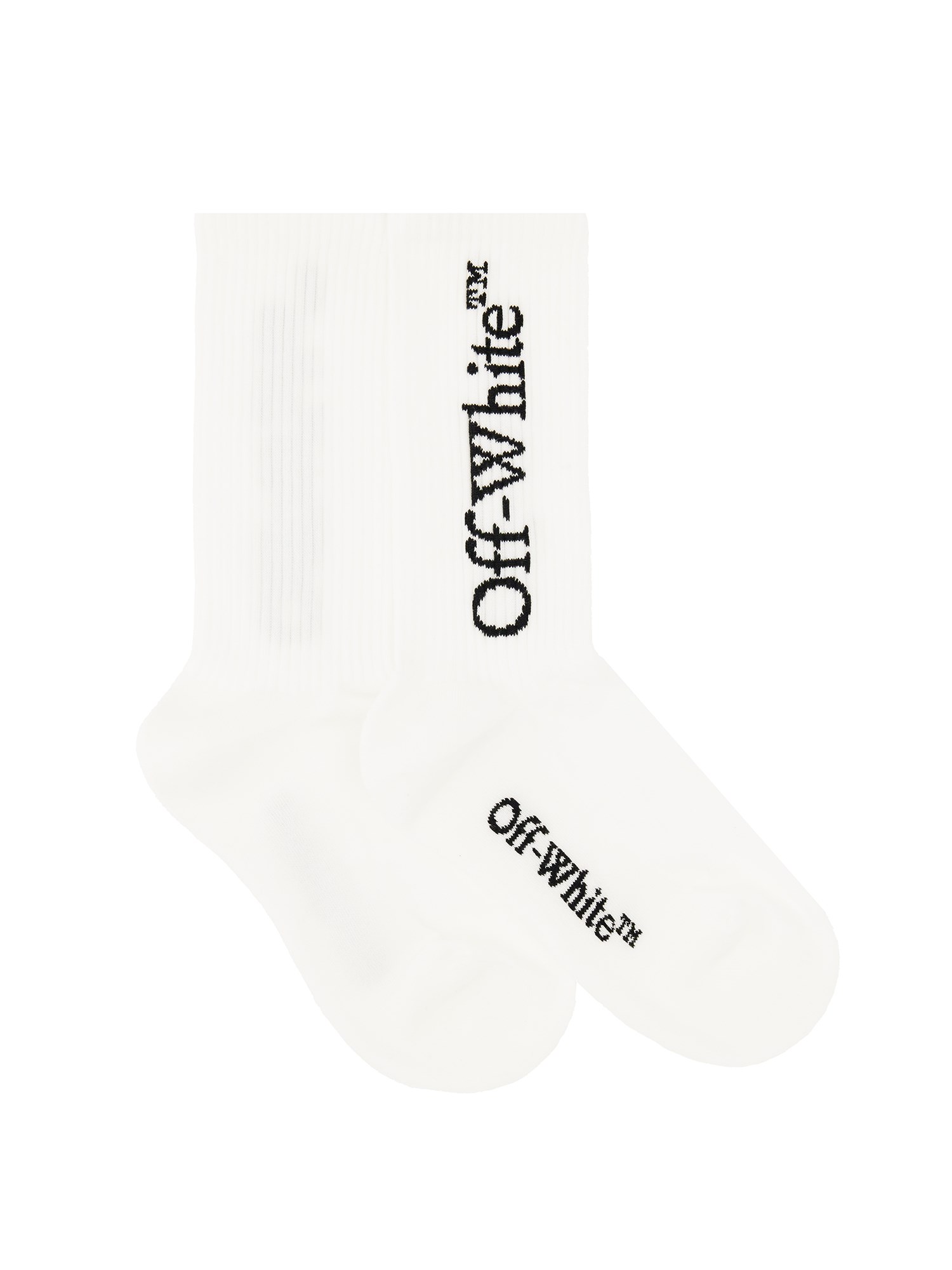 OFF-WHITE    SOCK WITH LOGO