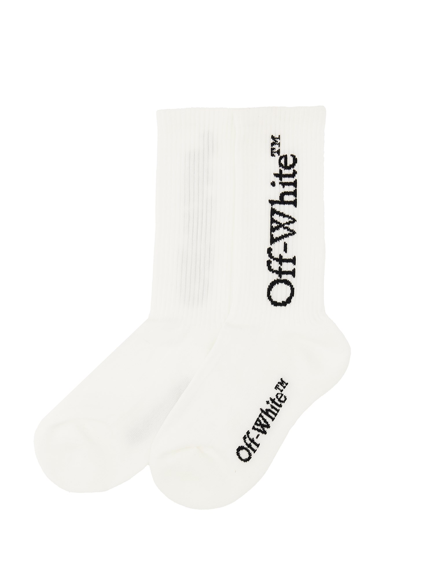 OFF-WHITE    SOCK WITH LOGO