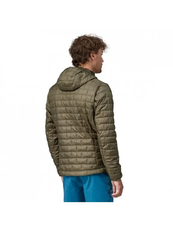 Patagonia Mens  Nano Puff Hoody : Sage Khaki