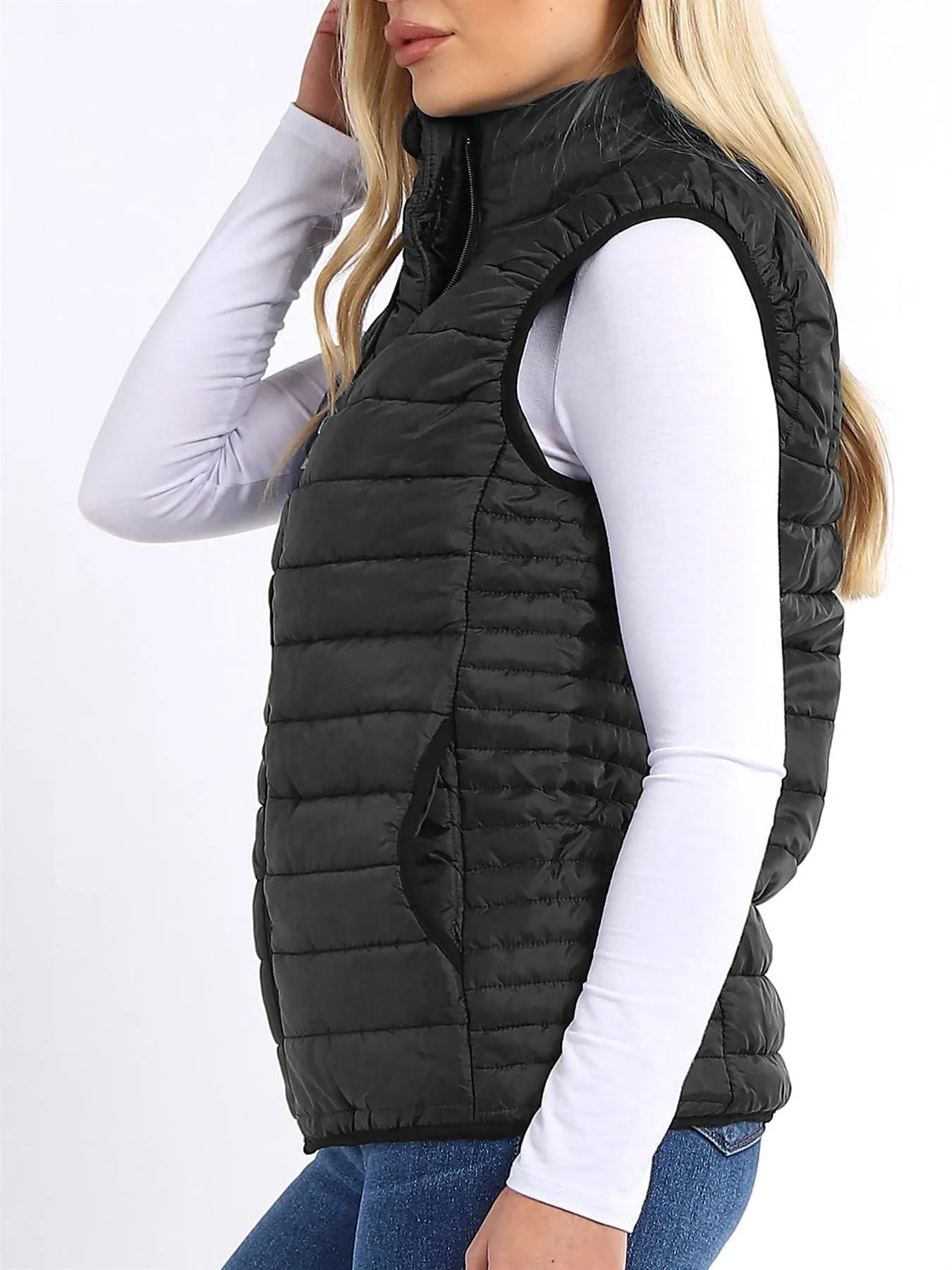 Plus Size Gilet Bodywarmer Jacket, UK Sizes 18 to 26