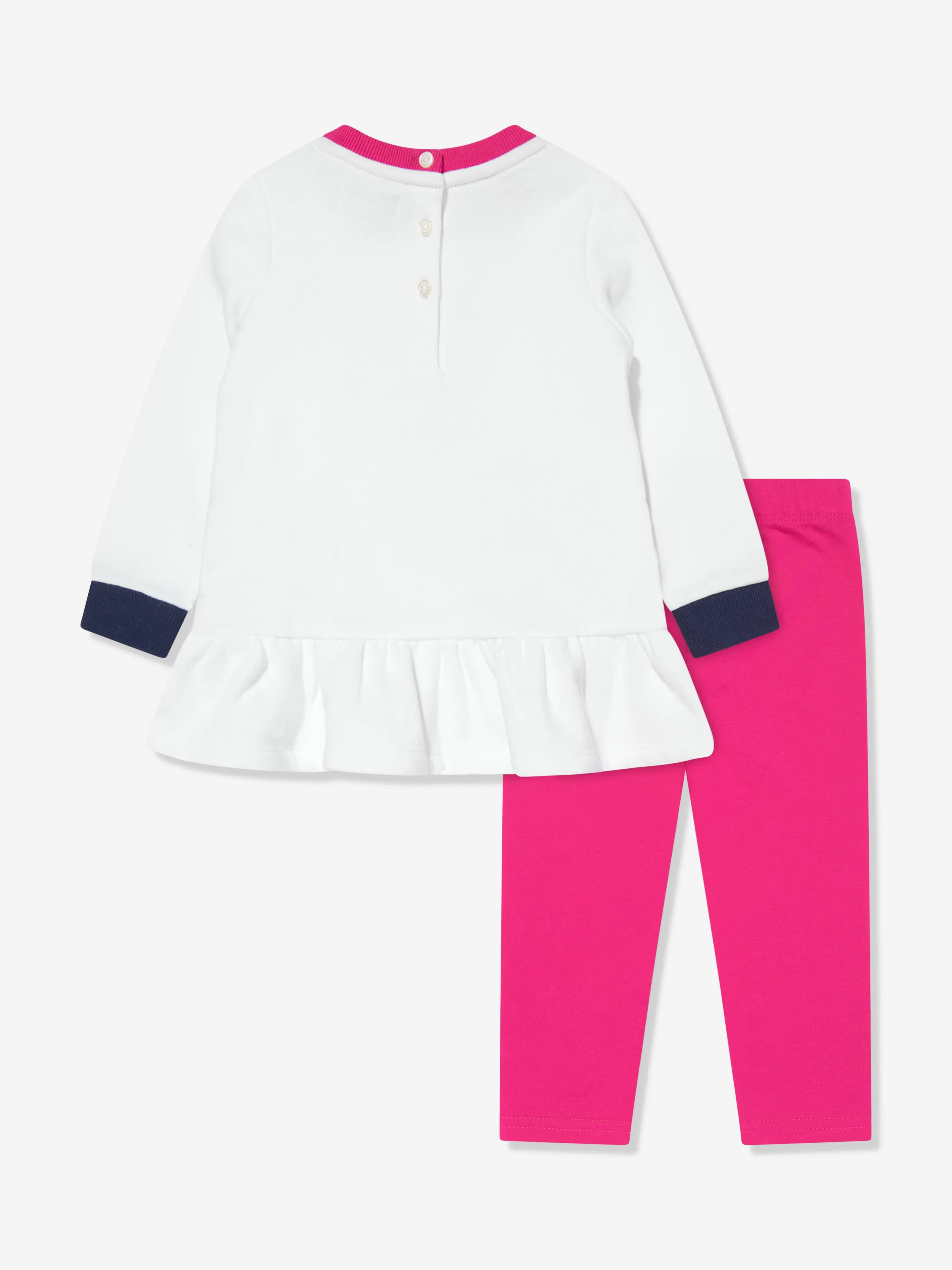 Ralph Lauren Baby Girls Leggings Set in Pink