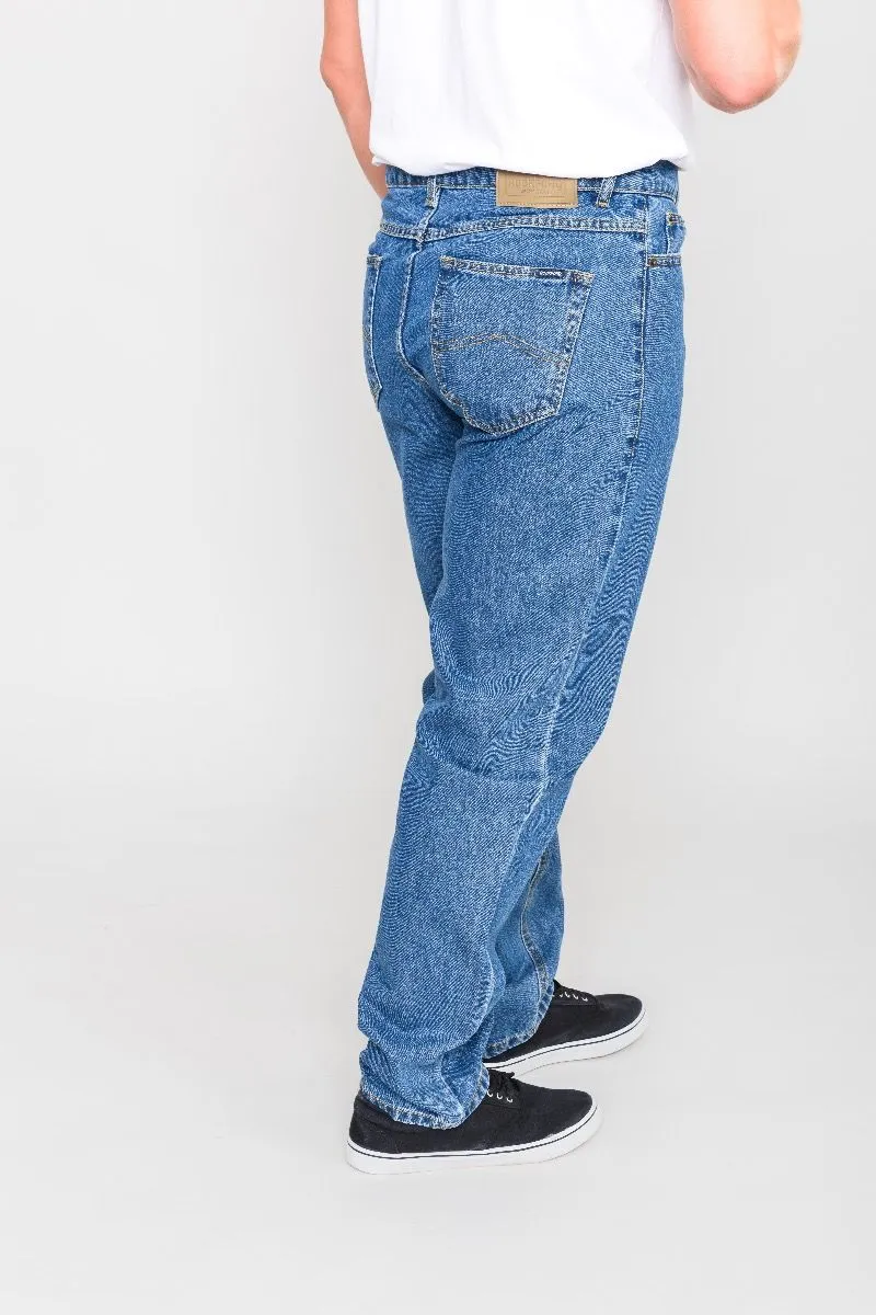 Rockford Carlos Stretch Denim Jeans Blue Stonewash