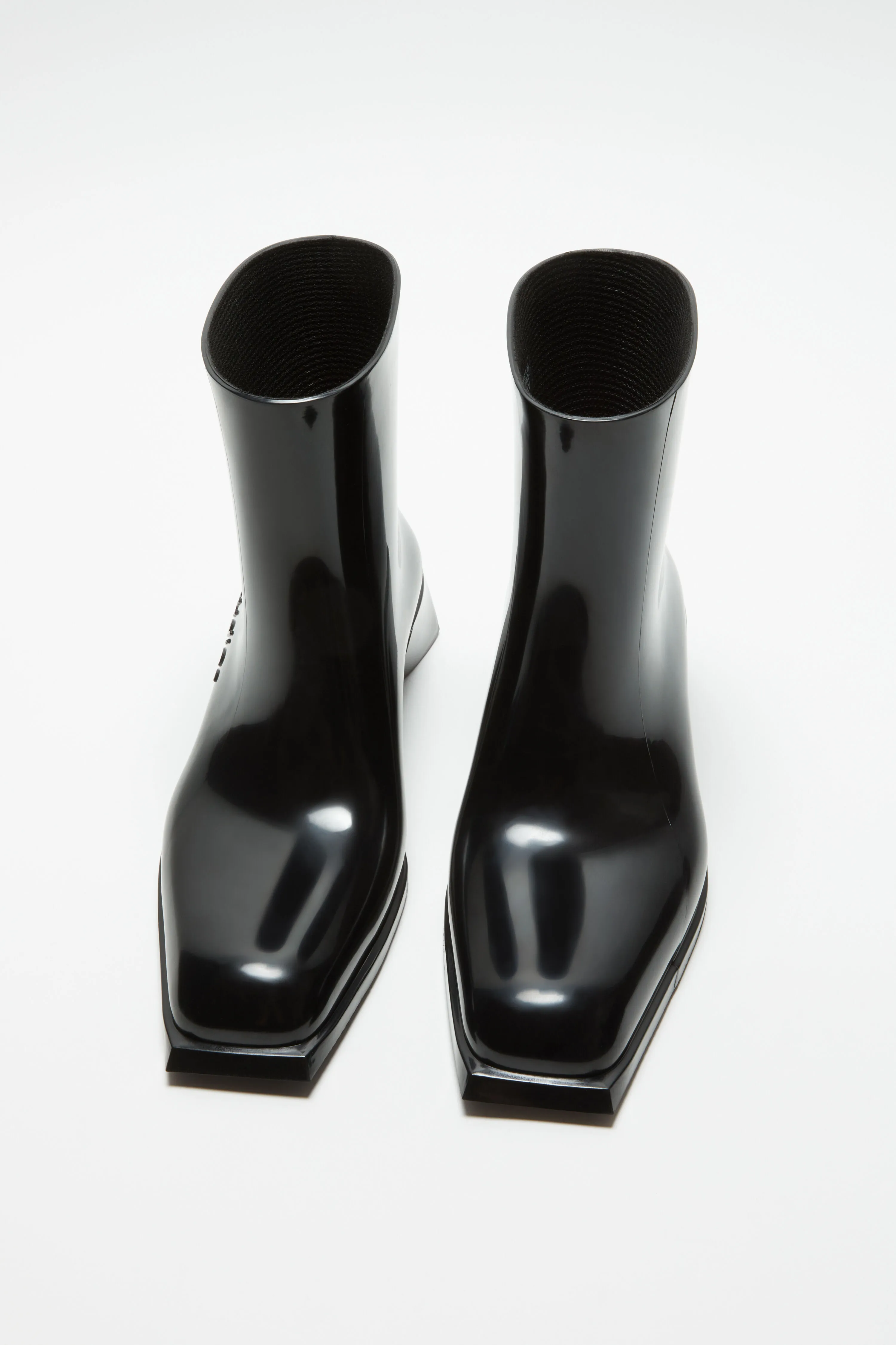 Rubber ankle boots