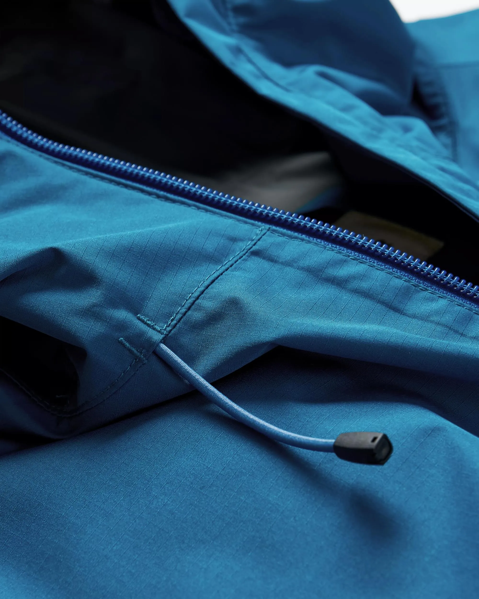 Season Water Resistant Recycled Jacket - Corsair Blue/ Apricot