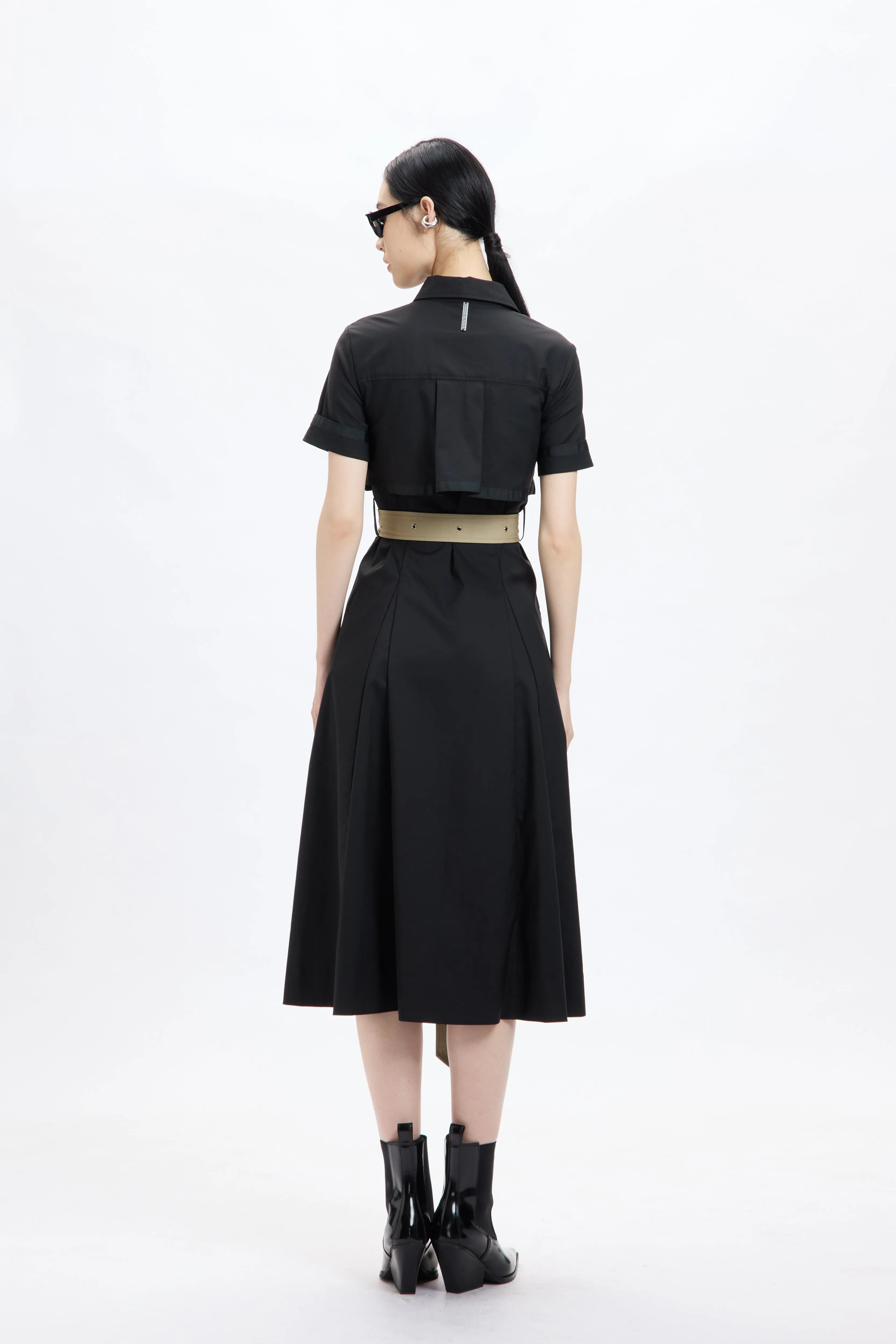 Signature Hidden Pleating Dress