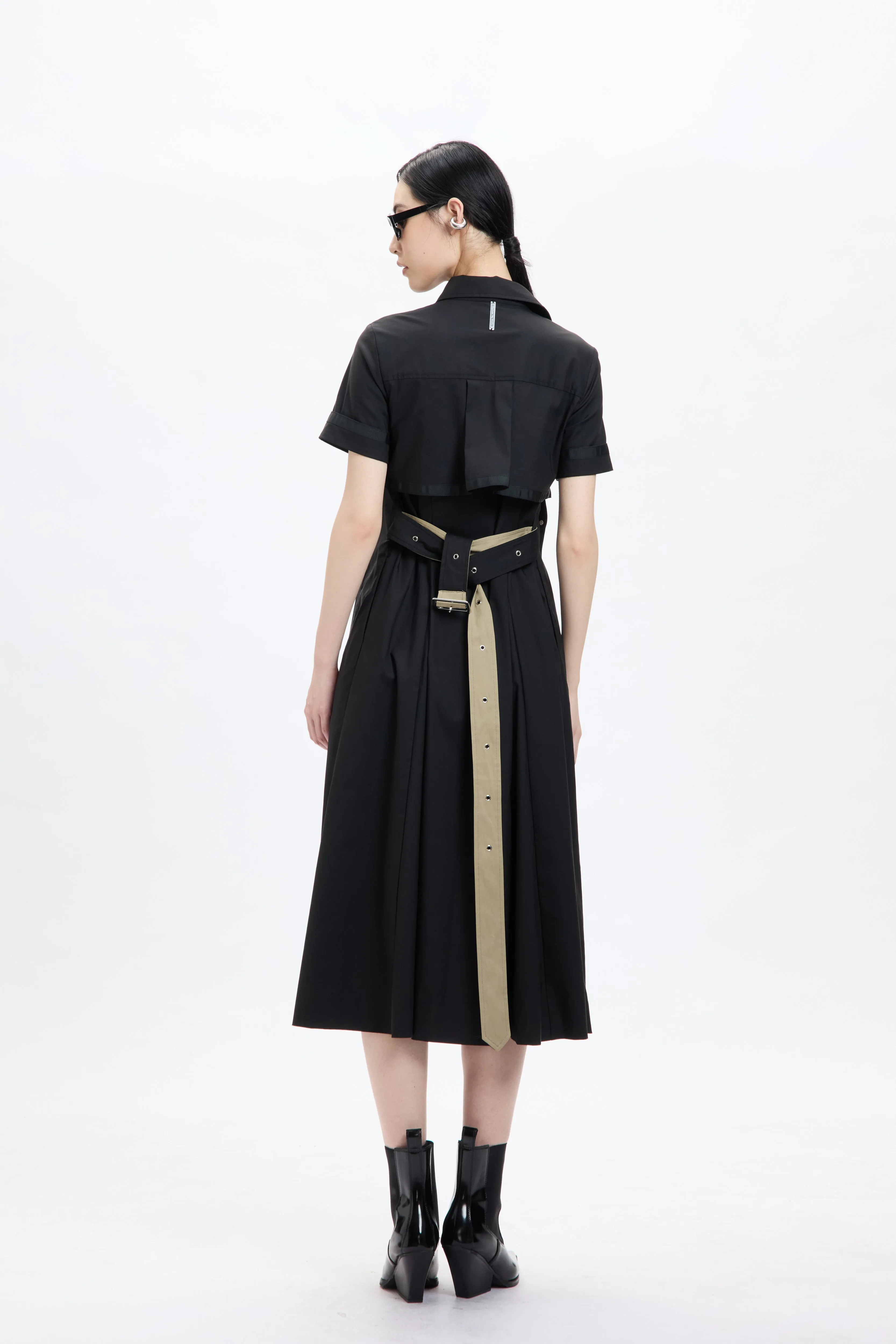 Signature Hidden Pleating Dress